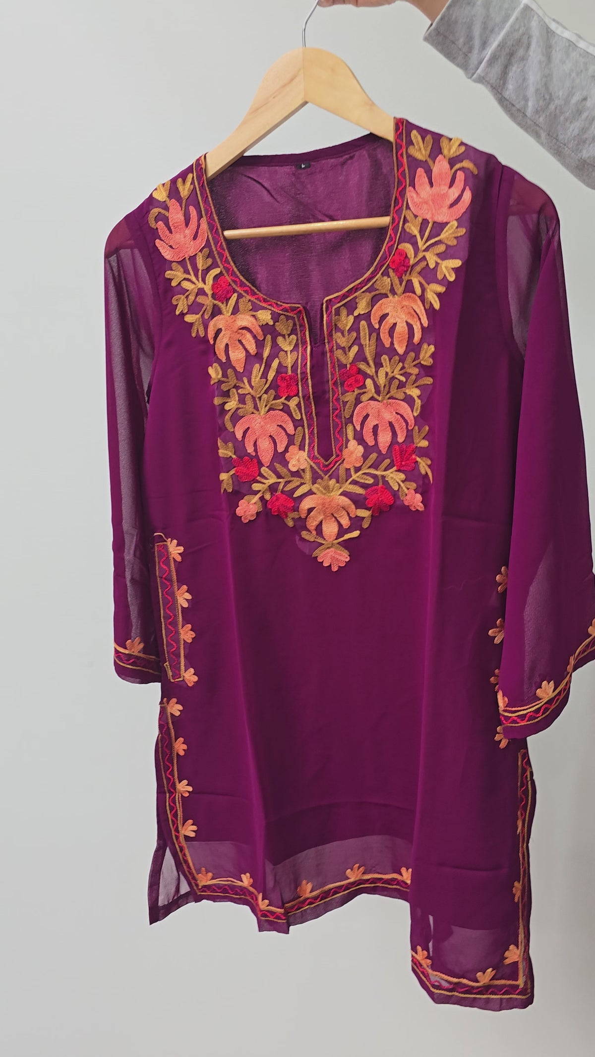Georgette short Kurti