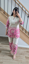 Khadi Linen Casual wear Co-ord set