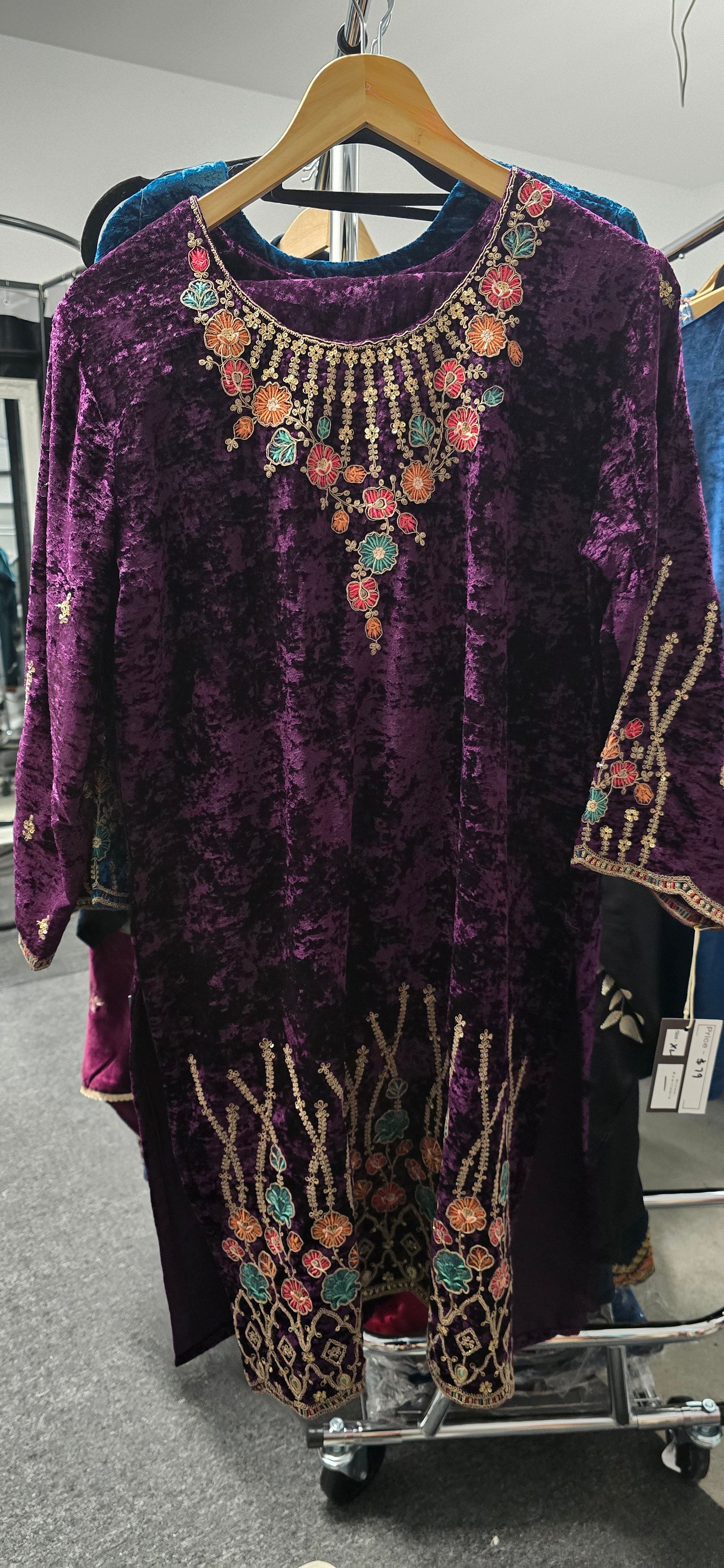 Crush velvet co-ord Set