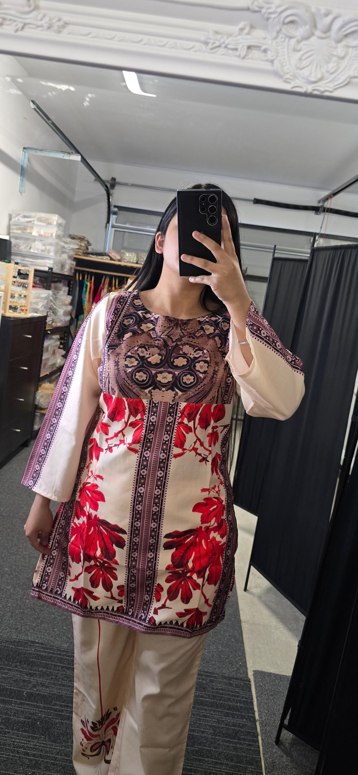 Digital Printed Slub cotton Co-ord Set