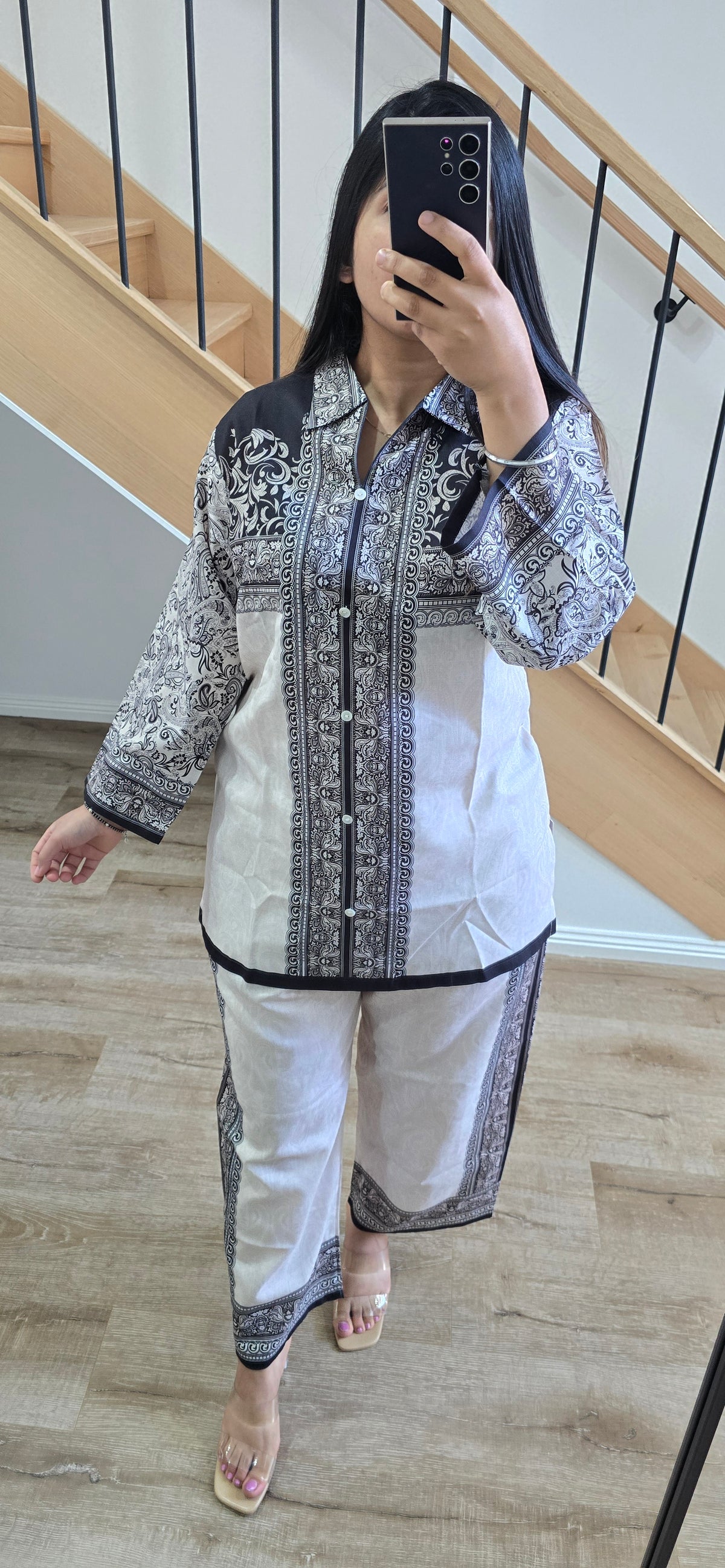 Pakistani style casual wear co-ord