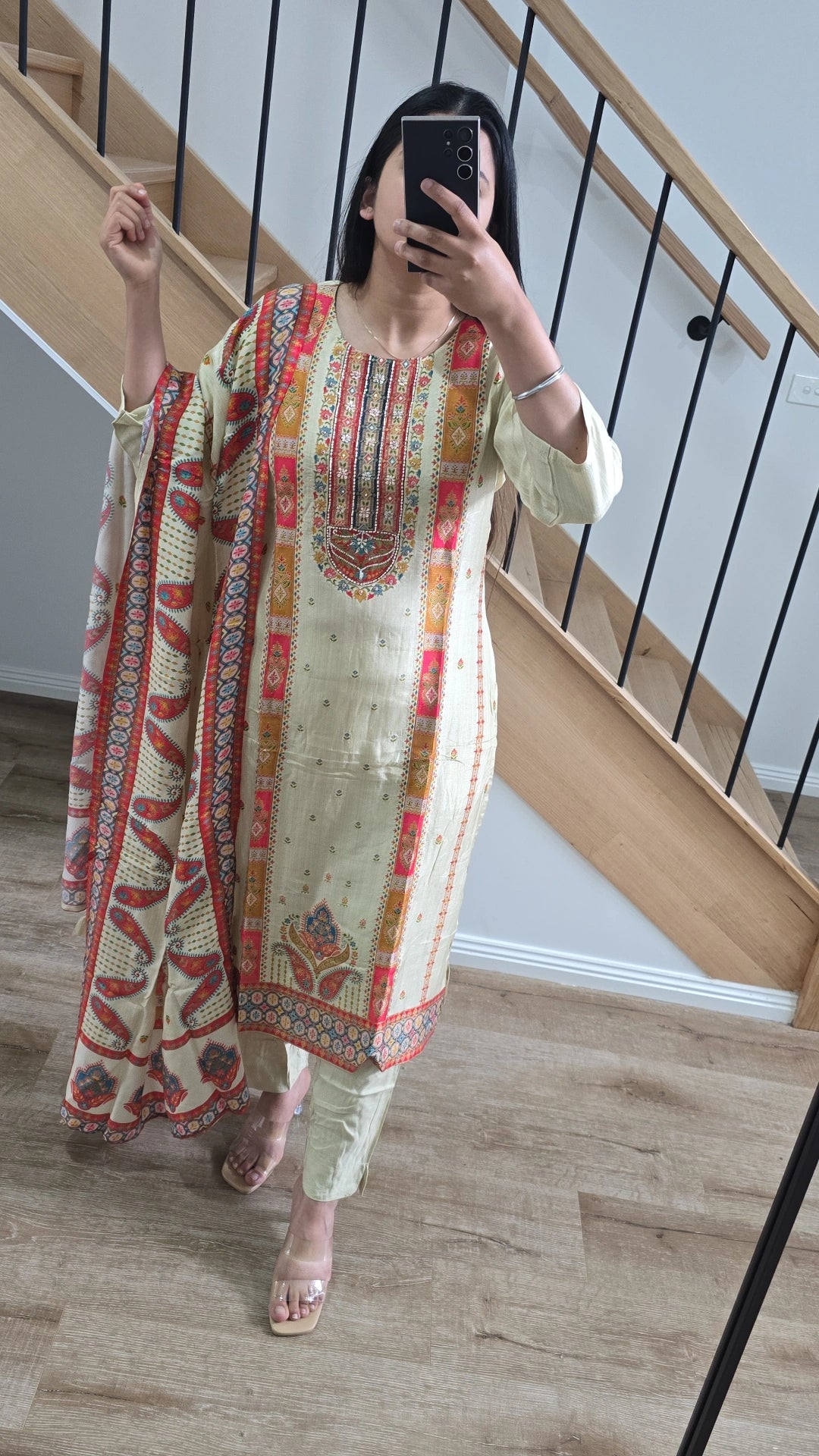 Banarsi Tissue organza suit