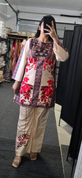 Digital Printed Slub cotton Co-ord Set