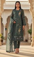 Tissue organza Pakistani Style suit