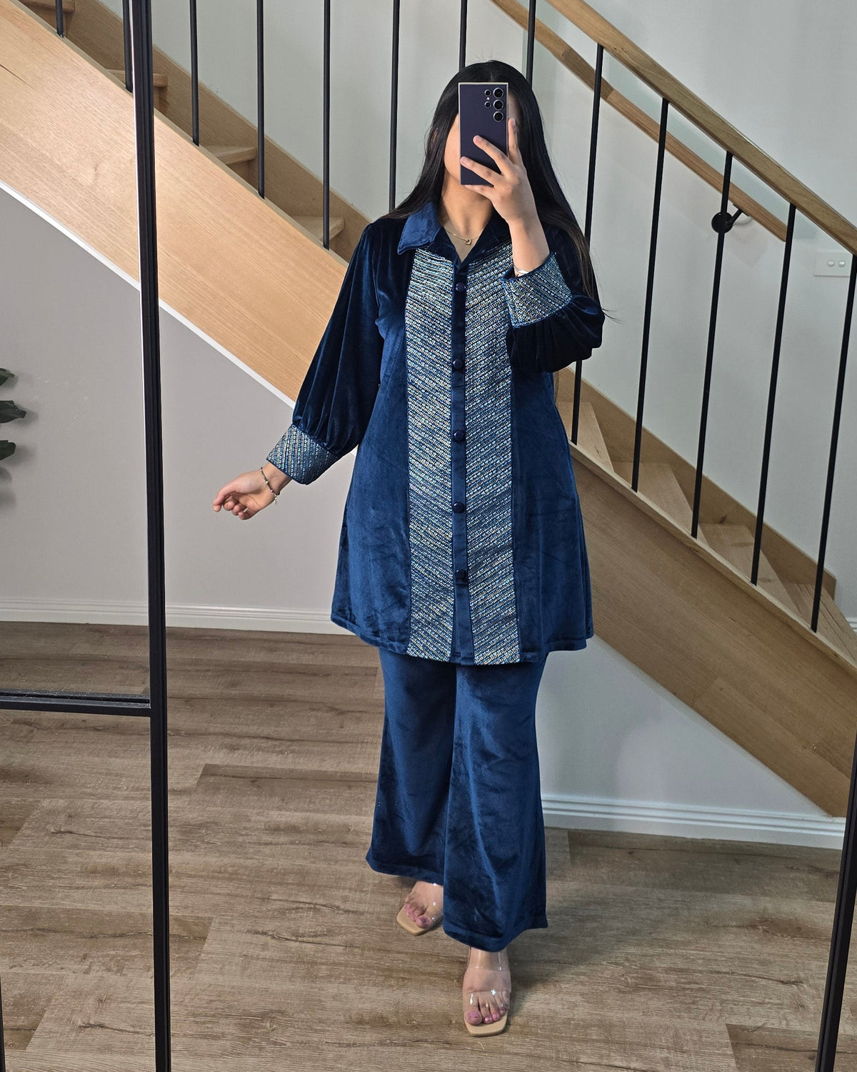 Butter Velvet teal co-ord