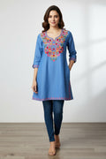 Denim look short Kurti