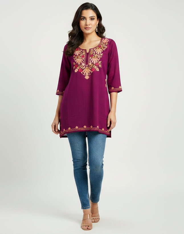 Georgette short Kurti