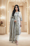 Beige cream casual wear Suit