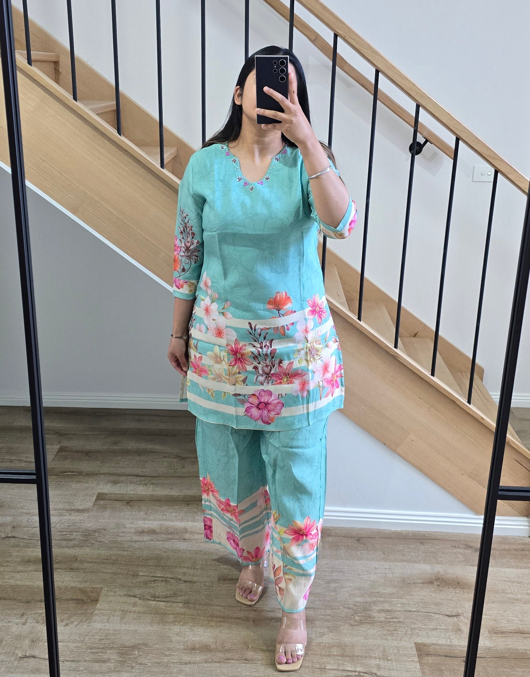 Parul - Cotton Silk Co-ord set